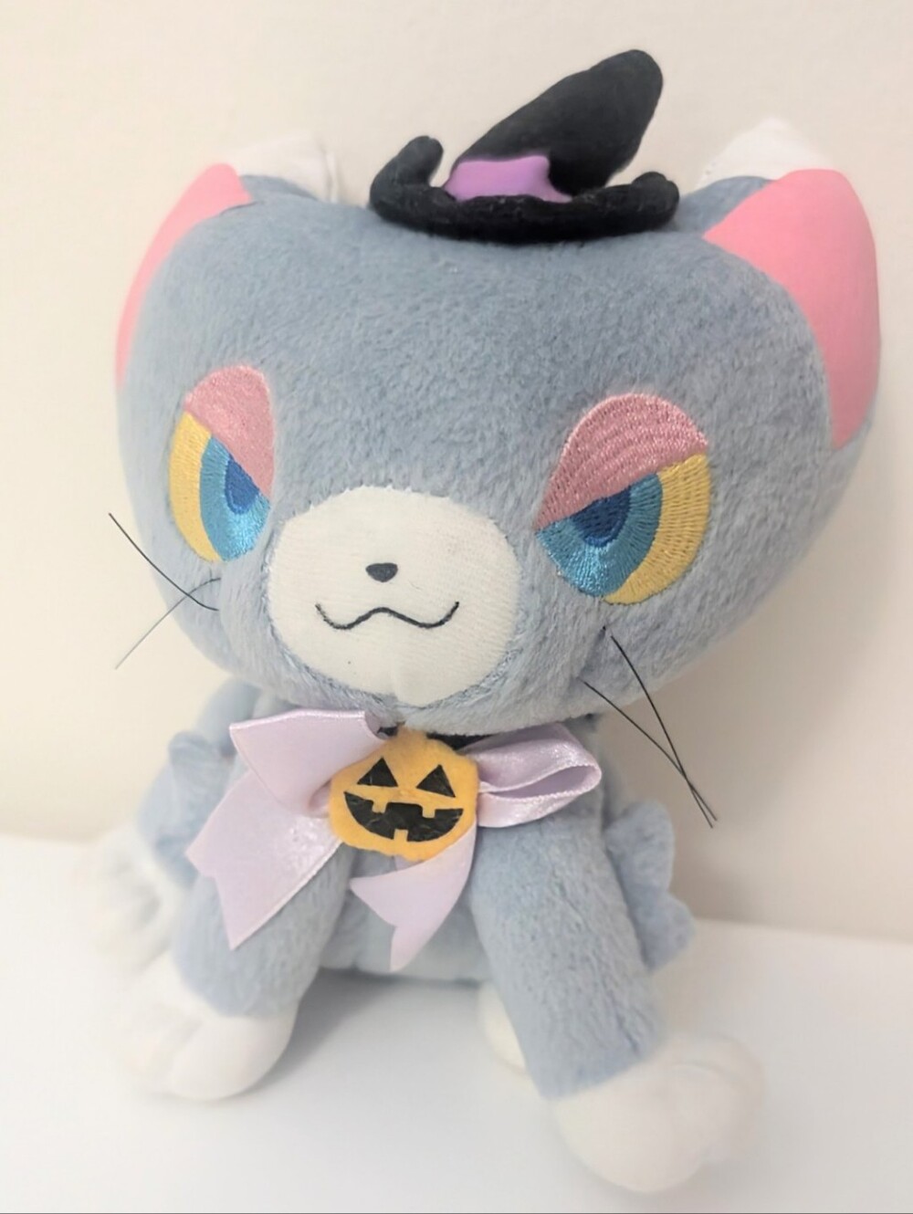 Glameow Pokemon Halloween Costume Plush Banpresto 2008 Japan Diamond Pearl Rare